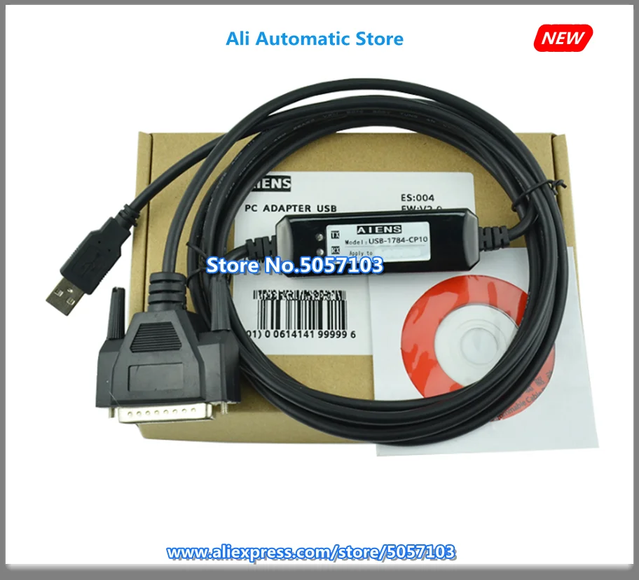 USB-1784-CP10 AB PLC 5 Series Programming Cable Download Cable 9399-C28 Communication Connection Cable