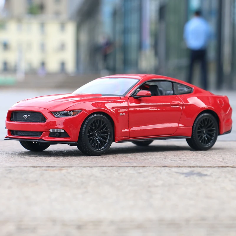 Maisto Alloy Model Cars Toys 1:18 Ford Mustang Muscle Car Modification Simulation Sport Car Authentic with Box Toys For Children