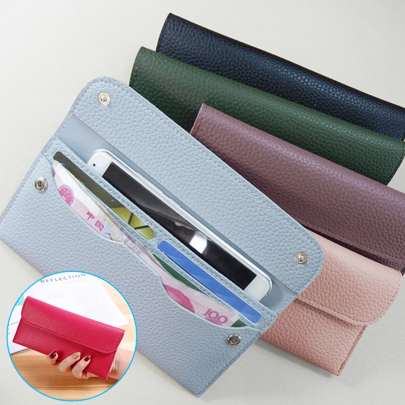 Hot Sale Women\'s Long Purse Mini Luxury Partys Clutch Bag Multi-functional Leather Evening Handbag Phone Banknote Card Wallet