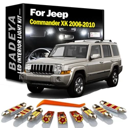 BADEYA 14Pcs LED Interior Map Reading Dome Trunk Light Bulbs Kit For Jeep Commander XK 2006 2007 2008 2009 2010 Canbus No Error