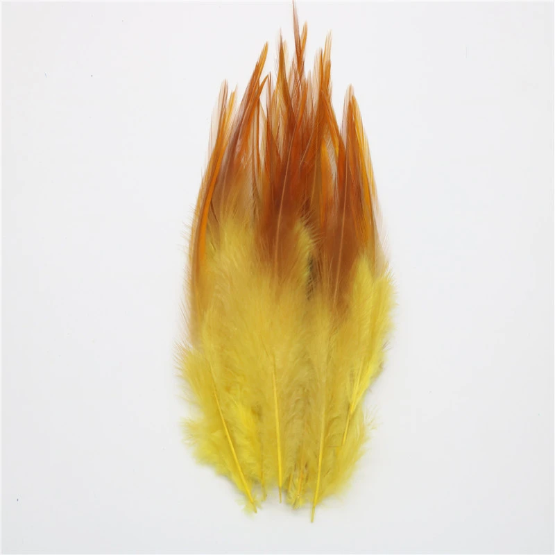 Commercio all\'ingrosso 50 Pz/lotto Piuma di Pollo 10-15 cm FAI DA TE Piume di Gallo Gioielli Plume Decorazione Per La Festa Nuziale Abbigliamento