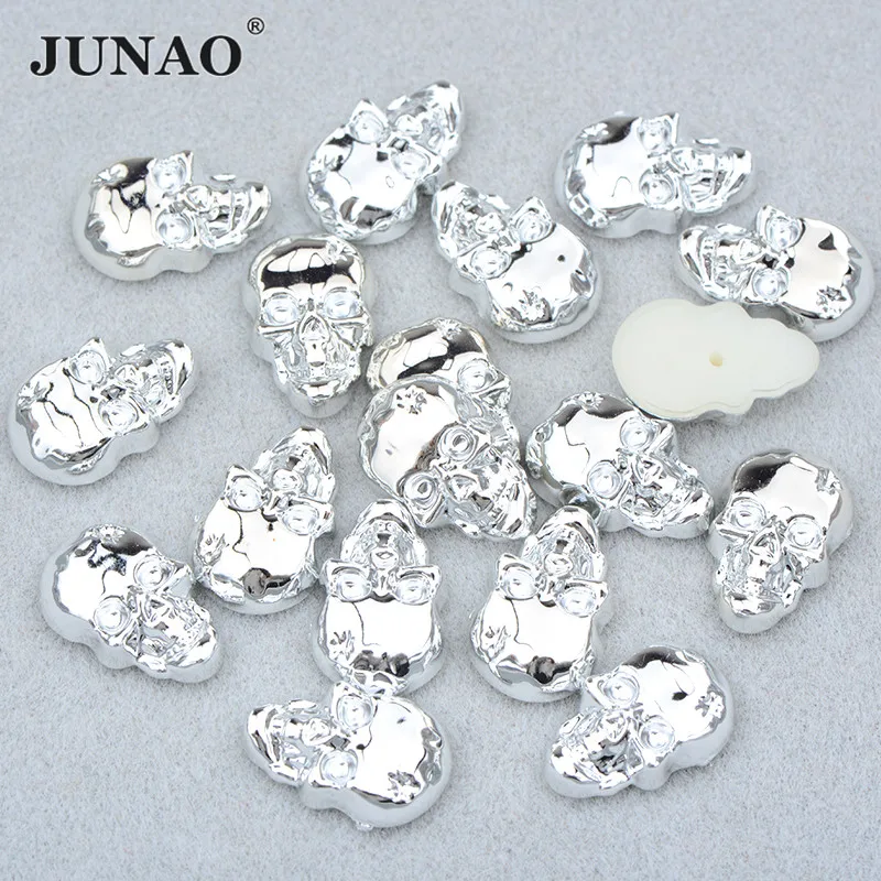 JUNAO 15mm Rose Gold Color Star Decoration Rhinestone Glue On Fancy Crystal Diamonds Flatback Stone Applique for DIY Bag Clothes