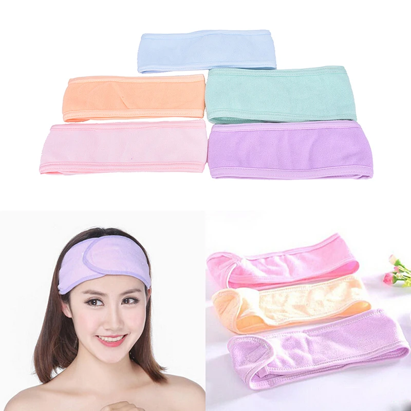 Women\'s New Pink Spa Bath Shower Head wear Make Up Wash Face Cosmetic Headband Girl\'s Fashion Hair Band Accessories Sale