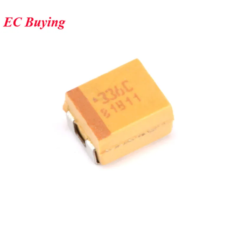 10 قطعة 16V 3528B SMD التنتالوم مكثف 4.7 فائق التوهج 10 فائق التوهج 22 فائق التوهج 33 فائق التوهج ± 10% ± 20% B-نوع 3528 1210