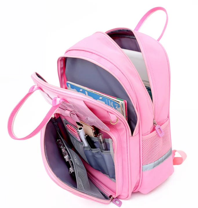 School Trolley backpack bags for Girls Student Rolling Backpack kids wheeled Bag for School Children Trolley Backpack On wheels