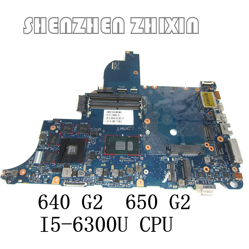 yourui For HP Elitebook 640 650 G2 Laptop Motherboard I5-6300U CPU DDR4 6050A2723701-MB-A02 840715-001 840715-501 full test