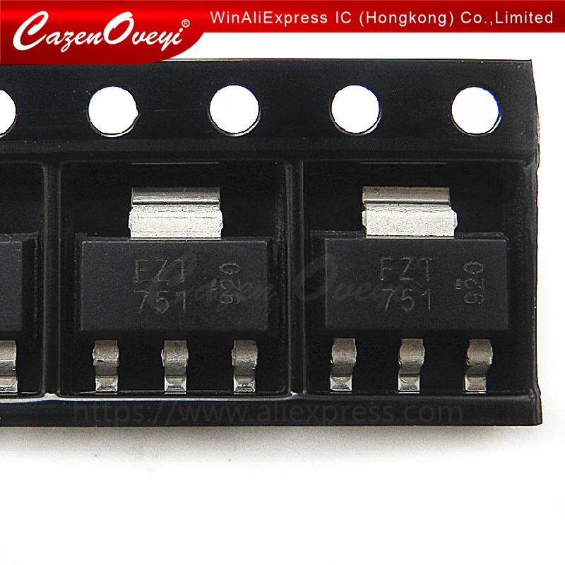 5pcs/lot FZT605TA FZT651TA FZT653TA FZT751TA FZT968TA FZT605 FZT651 FZT653 FZT751 FZT968 SOT-223 In Stock