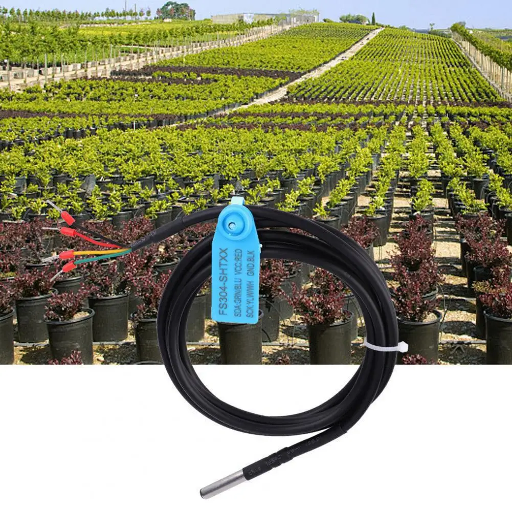 FS304-SHT20 temperature humidity sensor probe digital I2C Output waterproof Soil Sensor Probe Greenhouse