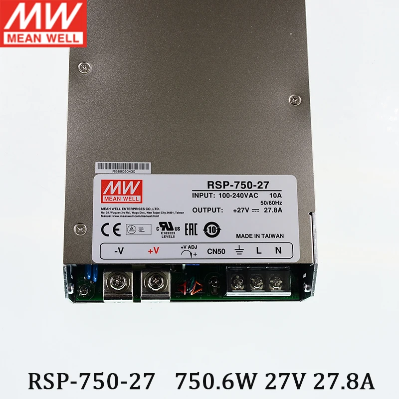 RSP-750 MEAN WELL Switching Power Supply 5V 12V 15V 24V 27V 48V