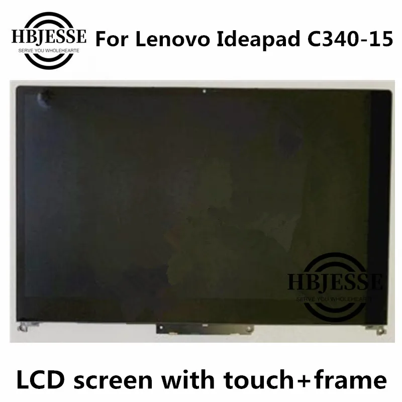 15.6'' Full HD LCD Touch Screen Digitizer Glass Assembly For Lenovo Ideapad C340-15IIL C340-15IWL -15