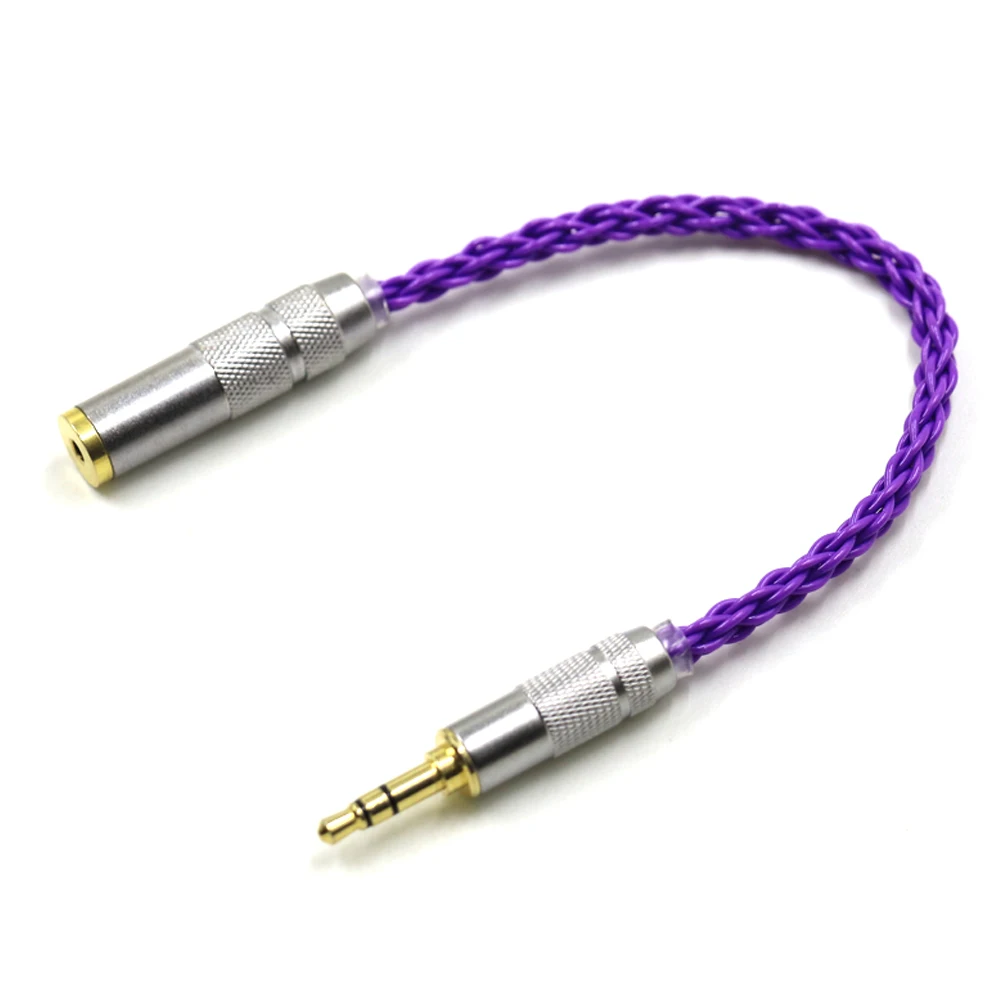 Thouliess Audio Cable 3.5mm Male to 2.5mm Female Jack Adapter Conversion Cable Earphone Balanced Stereo