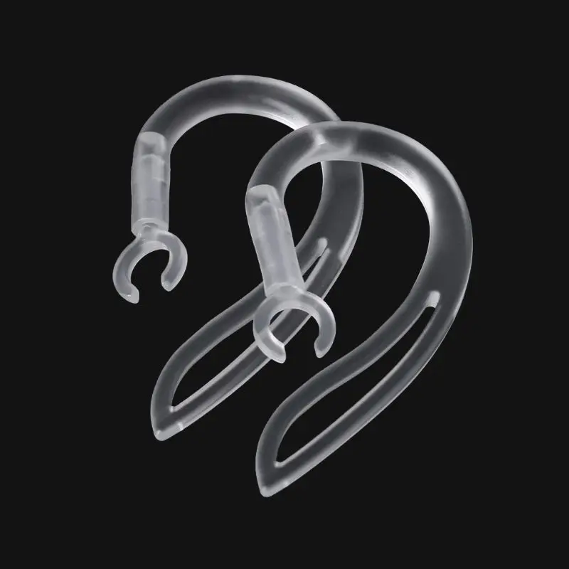 Auricolare Bluetooth in Silicone Trasparente Curvetta Loop Clip Auricolare Del Gancio Dell'orecchio Cuffia di Ricambio 5 Millimetri 6 Millimetri 7 Millimetri 8 Millimetri 10 Millimetri