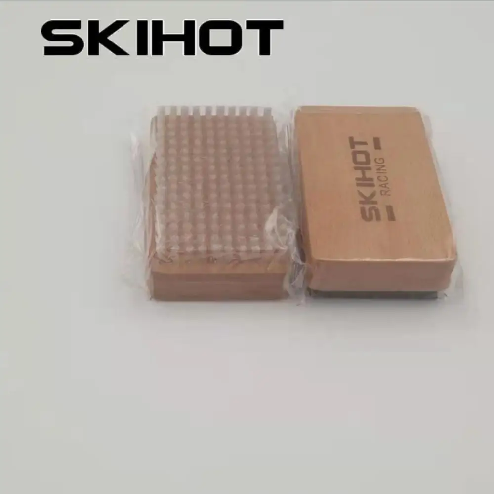 SKIHOT skis wax/nylon brush