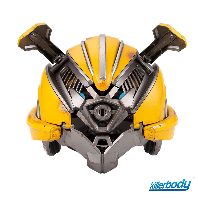 Killerbody สวมใส่ Bumblebee หมวกกันน็อกภาษาอังกฤษ Voice Control,Touch Control,2.4G รีโมทคอนโทรลสะสม