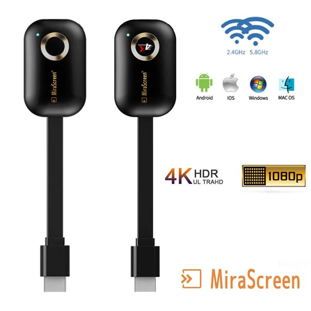 Mirascreen G9 Plus Wireless HDMI Android Tv Stick Miracast Airplay Mirror Screen Mirroring EzMira Cast 5G 4K 1080P For Iphone PC AliExpress