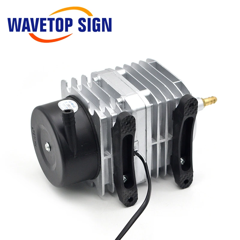 Wavetopsign-compressor de ar elétrico magnético, 380w, bomba de ar embutida para máquina de corte e gravação a laser co2