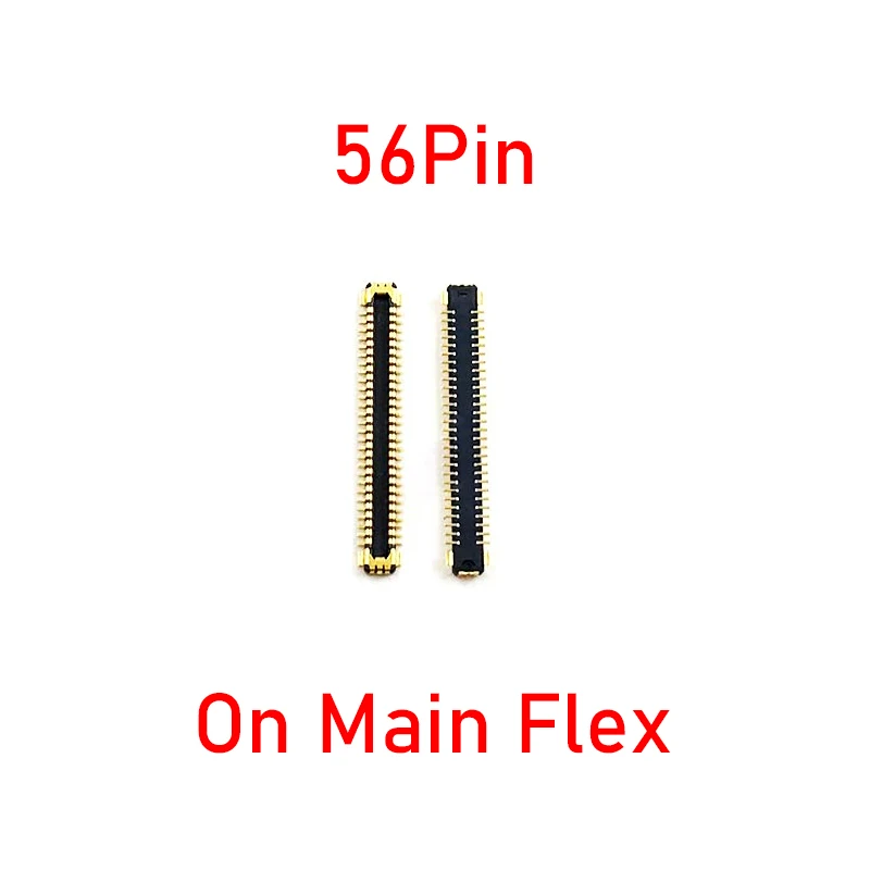 5-10pcs 56pin Lcd Display FPC Connector For Samsung Galaxy S21 Plus G996F/G991 G991U B F/S21 Ultra G998F Screen Plug On Board