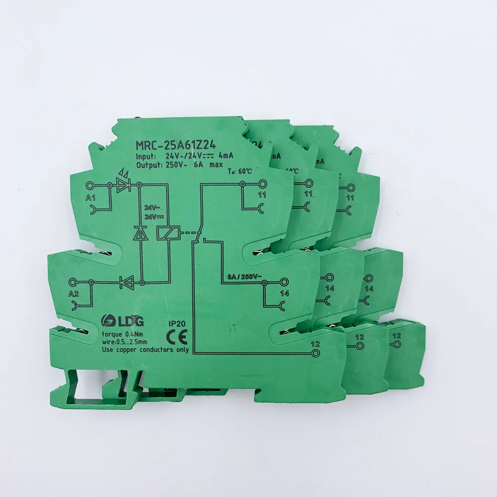 10pcs/lot Relay ssr 6A 250VAC/DC Output Relay Module  LED Electromagnetic solid state relay Relay Switch NO/NC MRC-25A61Z24