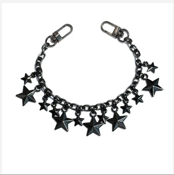 

1 pieces Bags Handbags Hardware Accessories Metal Handbags Star Pendant 29cm Chain Decoration Buckle