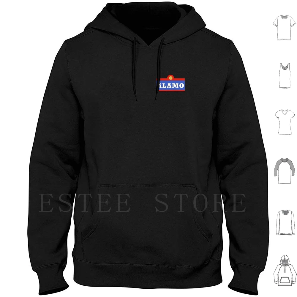 Alamo sudaderas con capucha de manga larga Alamo cerveza Alamo cerveza Hank Hill Bobby Hill Hank Bobby Bill Dale Boomhauer Peggy Arlen King