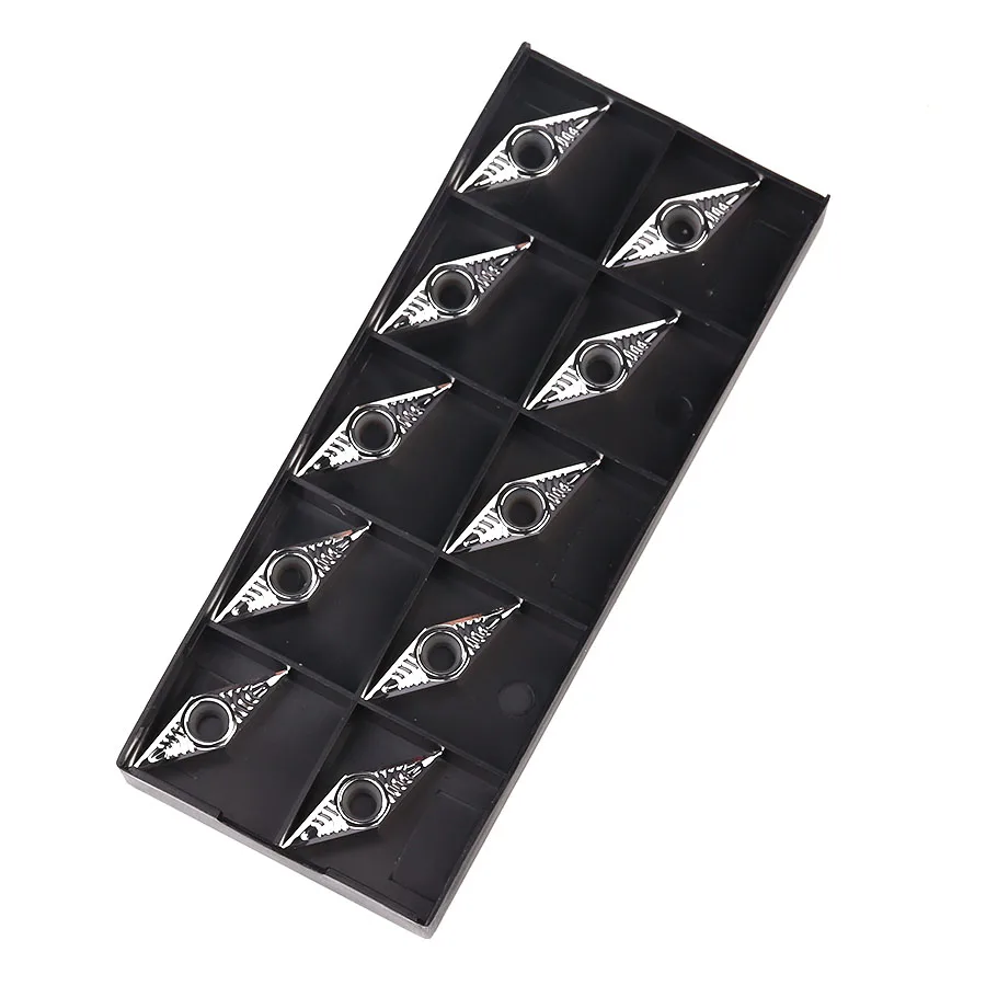 VCGT160402-AK H01 VCGT160404-AK H01 VCGT160408-AK H01 Carbide Cnc Draaibank Draaien Insert Cutting Insert Voor Aluminium Draaien Mes