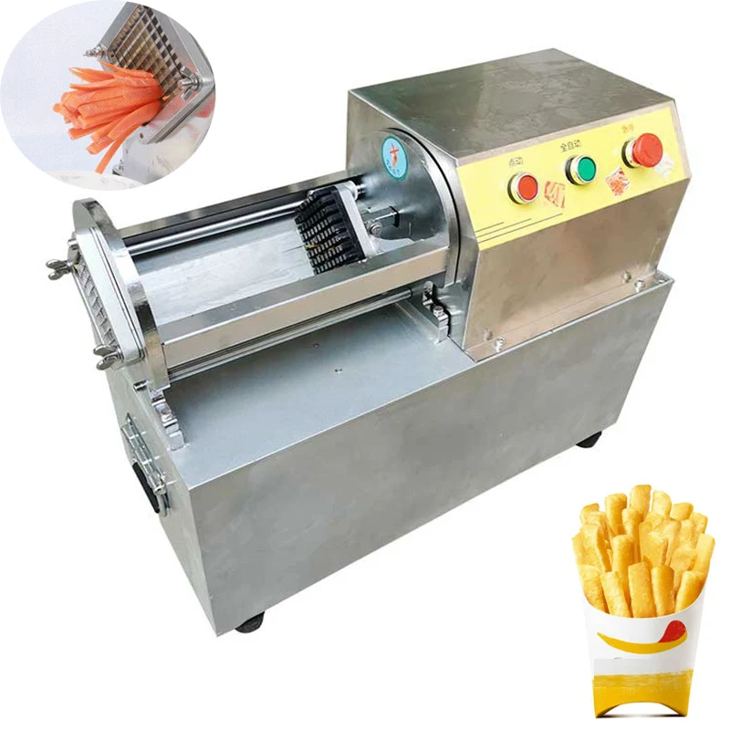 Stainless Steel Automatic Potato Cutter French Fries Slicer Potato Chips Maker Dicer Cutting Machine Tools For Kitchen