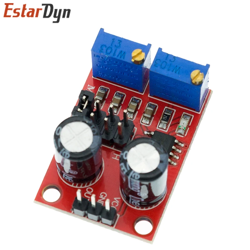 NE555 Pulse Frequency Duty Cycle Verstelbare Module 10Khz-200Khz Blokgolf Signaal Generator Voor Arduino Diy Kit
