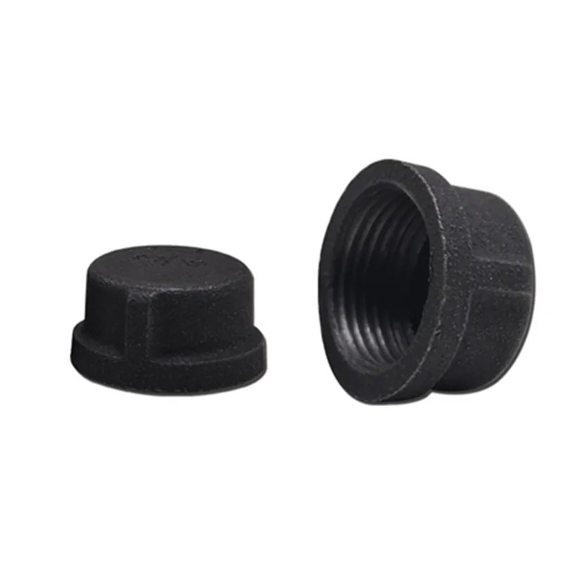 

2pc/Lot DN15 and DN20 DN25 Black Rund Caps Banded Iron Cast Pipe Fittings Industrial Decoration Connector Toilet Brackets/Holder