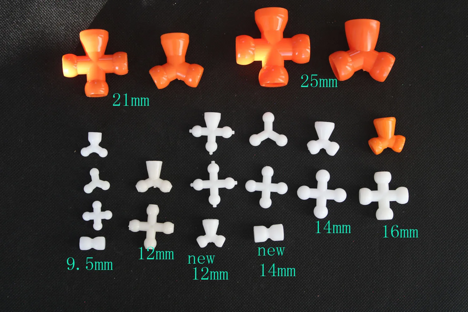 30 Stück abnehmbare Spielzeugskelett-Gelenke 9,5mm-25mm für DIY Plüschpuppen-Zubehör – Detail 1