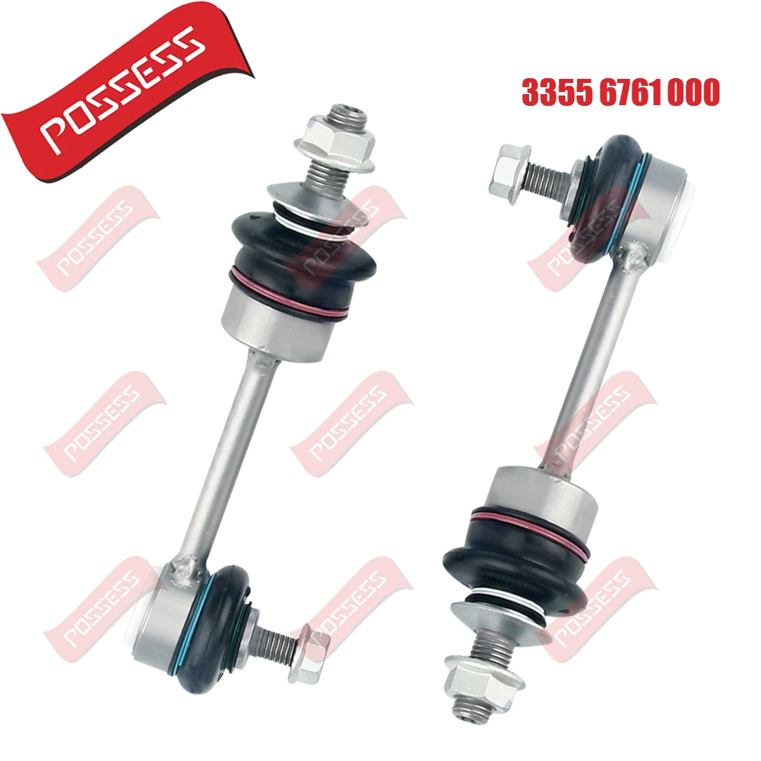 

A Pair of Rear Axle Sway Bar End Stabilizer Link Ball Joint For BMW 5 Series E60 E61 523i 525d 530i,OE 33556761000,L=R