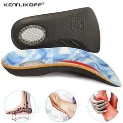 EVA Orthopedic Half Insoles For Flat Foot Arch Support X/O Leg Shoe Pads Ultra-light Comfortable Fits the Heel Insert Shoes Sole