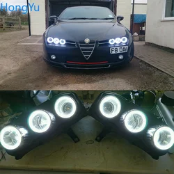 For Alfa Romeo Brera Spider 2005 2006 2007 2008 2009 - 2011 Excellent Angel Eyes Ultra bright smd led Angel Eyes kit  rings