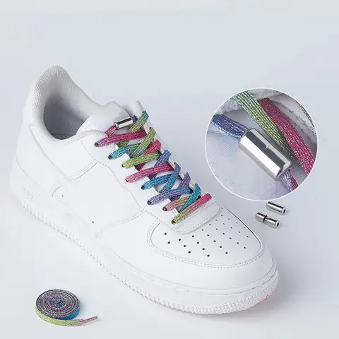 Colorful Elastic No Tie Shoelaces for Kids and Adults YuanXiangZhu