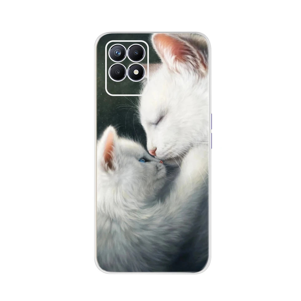 Realme 8i 케이스 OPPO Realme 8i 케이스 용 Realme8i 8 i RMX3151 2021 TPU Silicoen Cover Coque 소프트 투명 백 쉘