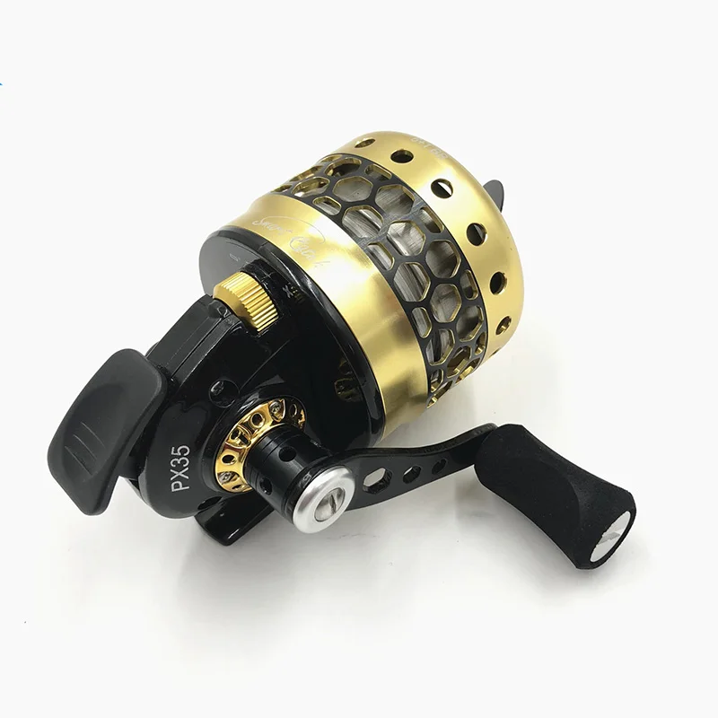 Speed Ratio 3.6: 1 Fishing Reel Bow Slingshot Catapult Shooting Fishing Stainless Steel Material Reel Wheel