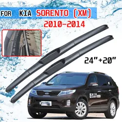 Kia sorento xm 2010 2011 2012 2013 2014 r用アクセサリー,フロントガラス,ワイパー,uおよびjフックブラシ