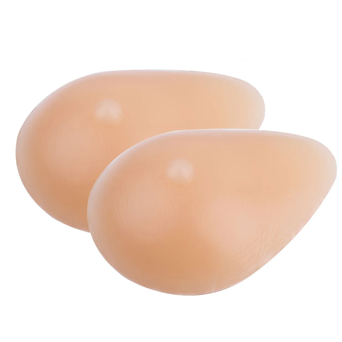 2Pcs Breasts Fake Boobs Nude Soft Silicone Waterdrop Shaped Fake Breast Mastectomy Prosthesis Breast Pad for Crossdresser