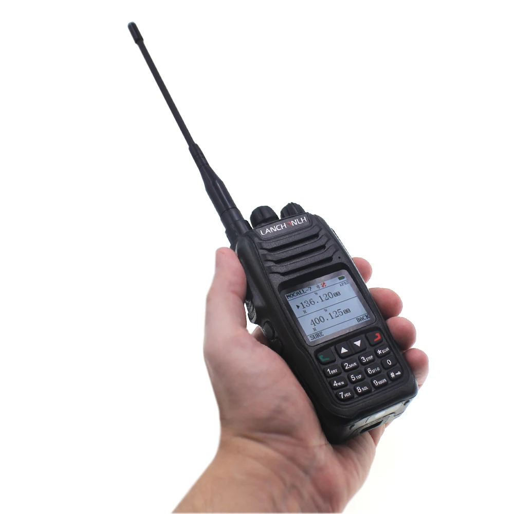 HG-UV98 Walkie Talkie Two Way Radio VHF UHF APRS TFT Screen Display Flashlight for GPS Beidou GLONASS Wireless Communication