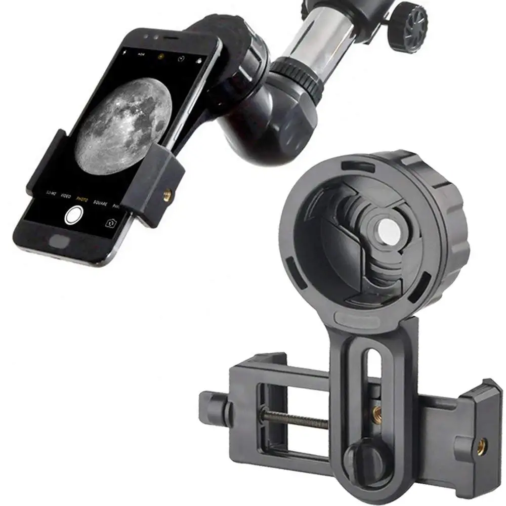 Universal Cell Phone Telescope Adapter Holder Spotting Scope Bracket Binoculars Mount Microscope Support