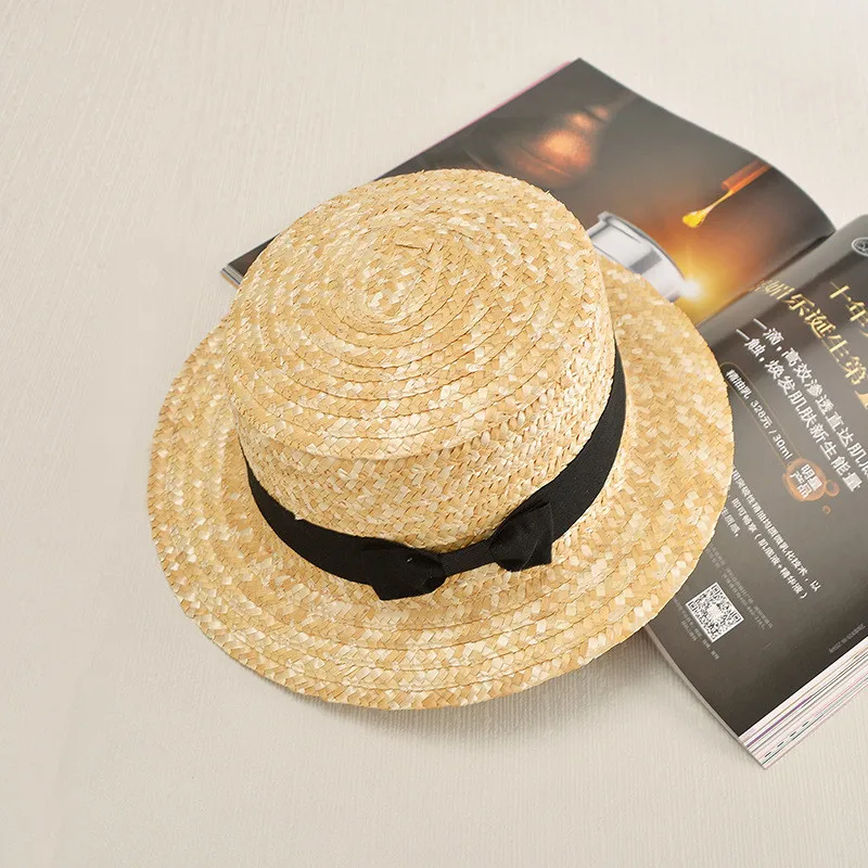 New Classic Beach Hat Women Kid Baby Girl Sunhat Family Matching Straw Summer Beach Outdoor Straw Hat Boho Style Cap Sunhat