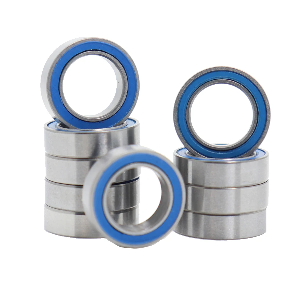 MR117-2RS Bearing ABEC-3 10PCS 7x11x3 mm Miniature MR117RS Ball Bearings Blue Sealed Bearing MR117 2RS