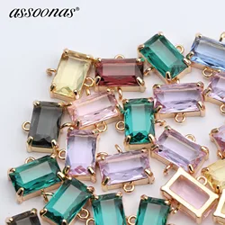 assoonas M629,diy glass earrings pendants,jewelry making,hand made,18k gold plated,jump ring,jewelry accessories,10pcs/lot