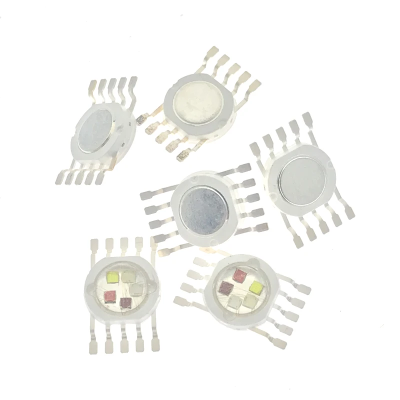 5-100 stücke RGB RGBW RGBWY RGBWYV LED COB Chip 3W 4W 6W 8 W 9W 10W 12W 15W 18 W Bunte Für 3 6 9 12 15 18 W Watt Bühne licht Perlen