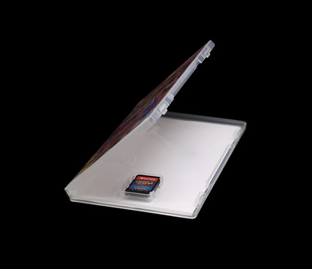 Con 1 NS Công Tắc Ốp Lưng Phụ Kiện Trò Chơi Thẻ Nhớ Vỏ Hộp Giá Đỡ Dành Cho Máy Nintendo Switch NS Bảo Vệ Hộp Bảo Quản trong Suốt