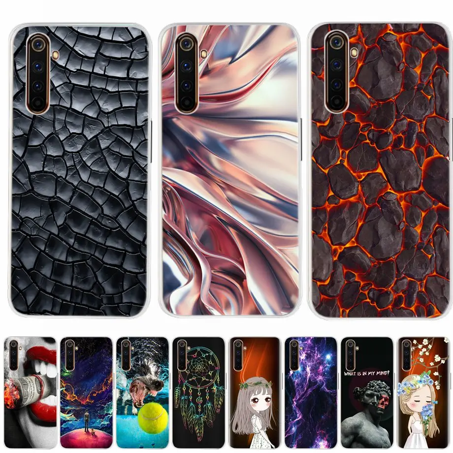 For Realme 6 OPPO Realme 6 Case Cover Soft TPU Silicone Phone Back Cover Case For OPPO Realme 6 Pro 6i 6 i Realme6 6Pro Cases