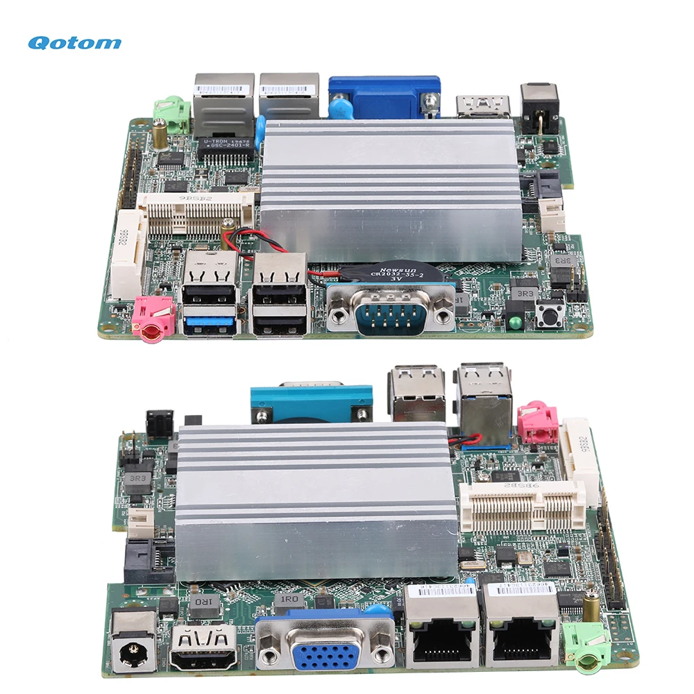 Imagem -05 - Qotom Fanless Cpu J1900 Mini pc Quad Core 2.42 Ghz Executando 24 X86 Mini pc Desktop Industrial