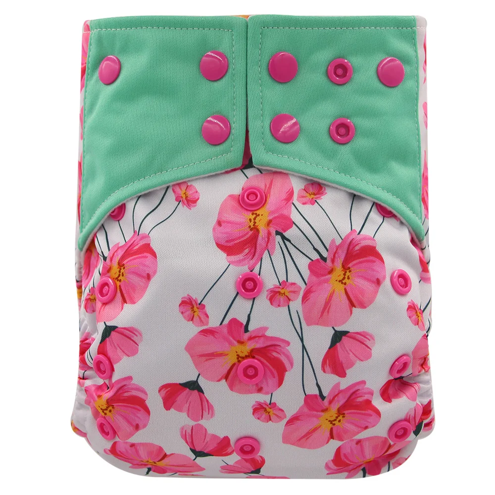 حفاضات أطفال, حفاضات أطفال ohbayka طبقتين قابلة لإعادة الاستخدام وصديقة للبيئة