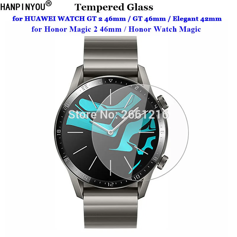 For HUAWEI Honor Magic WATCH GT 2 2e GT2 GT2e 46mm S1 Elegant 42mm Watch 1 2 Pro Tempered Glass 9H 2.5D Screen Protector Film