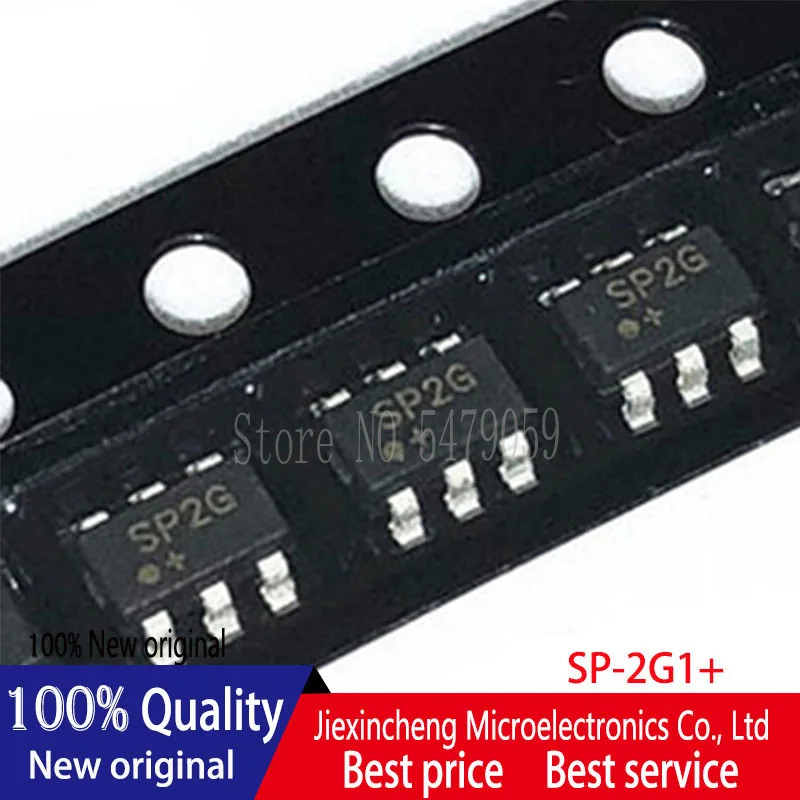 5PCS SP-2G1+ SP2G SOT-23-6 Power splitter combiner chip microwave RF New original