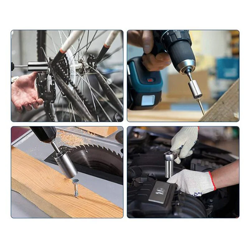 Set di impugnature per utensili a presa universale con Kit di riparazione degli strumenti dell'adattatore per trapano elettrico